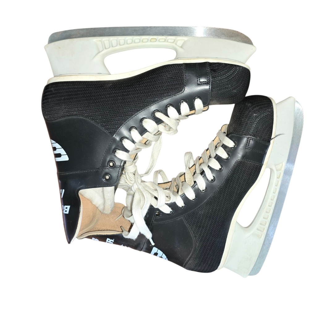 Bauer Impact 20 Mens Ice Hockey Skates Black White Size 11 EU 45 UK 10